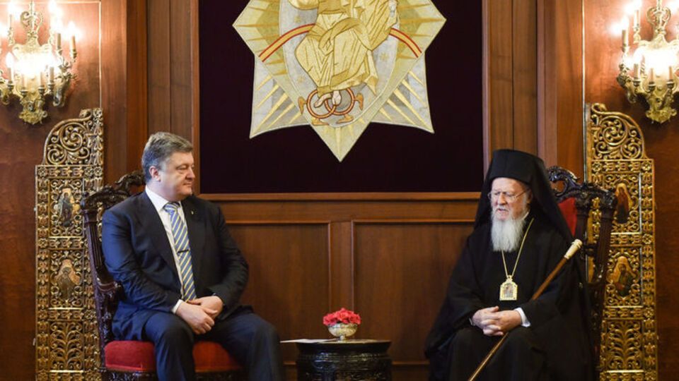 Патриарх выразил благодарность и удовлетворение визитом Порошенко