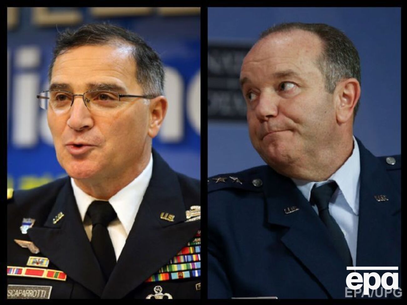 Бридлав (справа) уступит место командующего Скапарротти