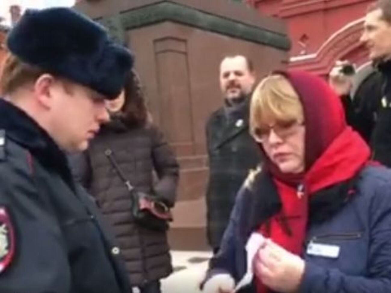 Москвичка Наталья Иванова была задержана за организацию одиночного пикета