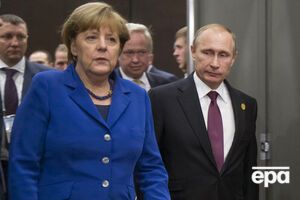 Президент РФ Владимир Путин и канцлер Германии Ангела Меркель
