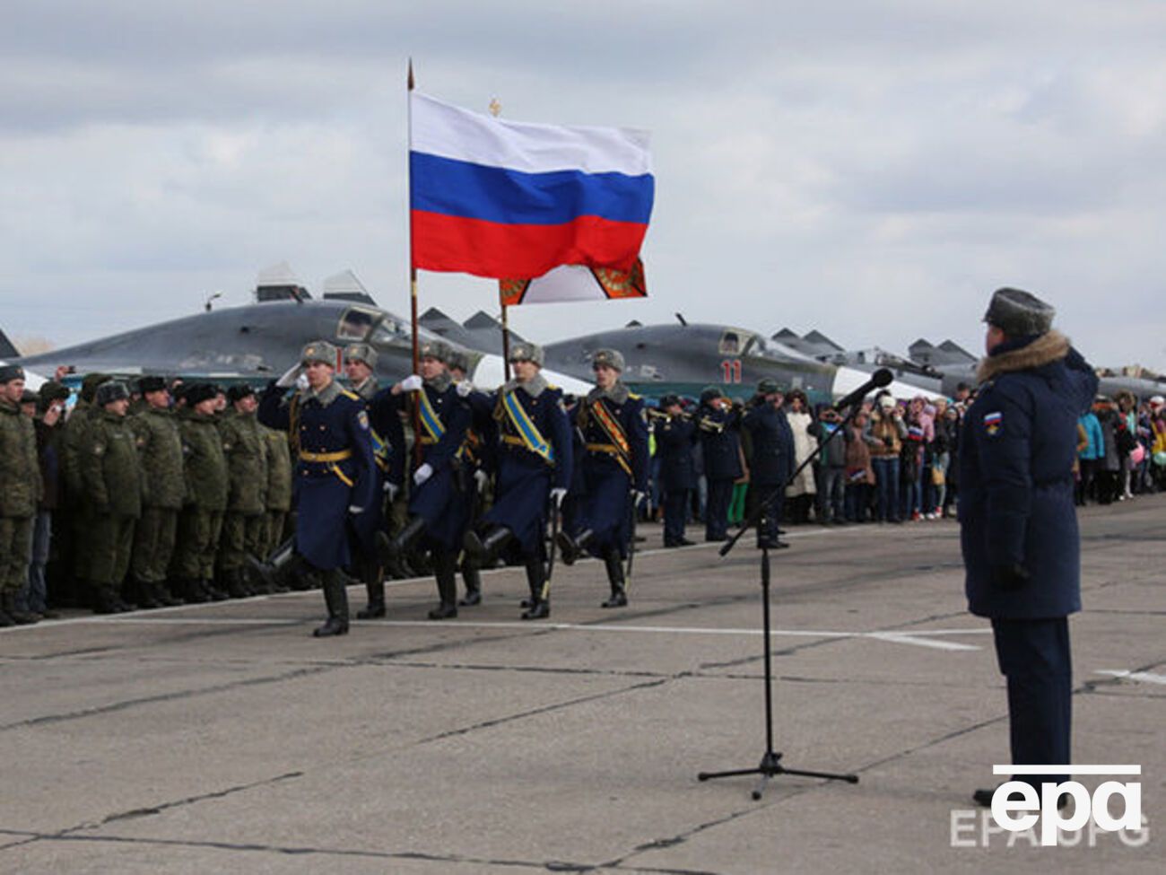 Воронеж, 15 марта, встреча российских авиаторов, вернувшихся из Сирии