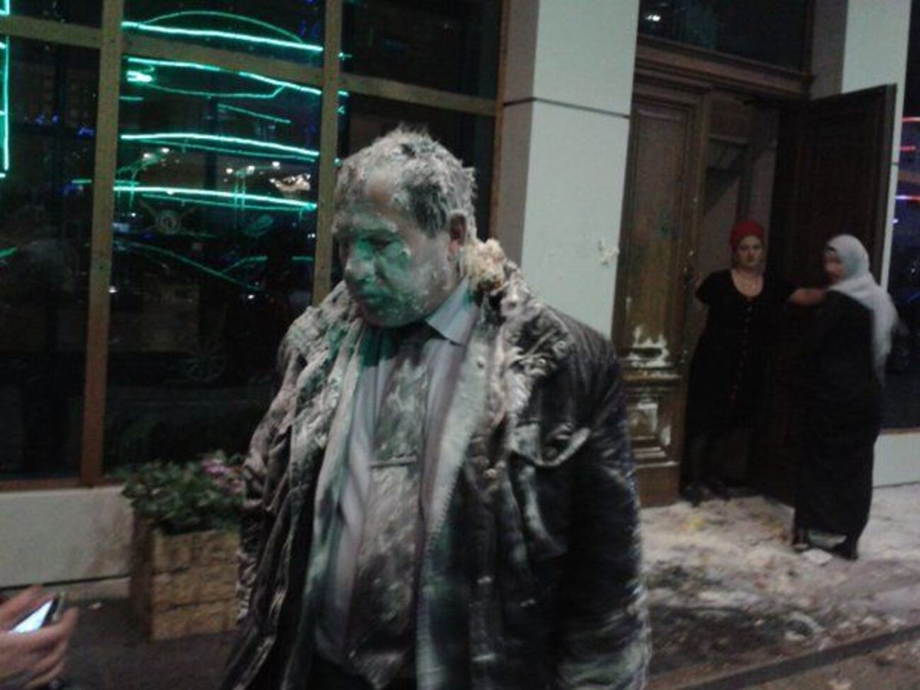 Каляпин сразу после нападения