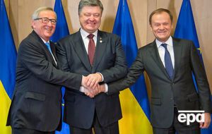 Юнкер, Порошенко и Туск