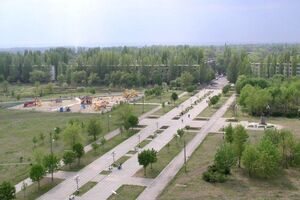 Бульвар Шевченко в бывшем Орджоникидзе