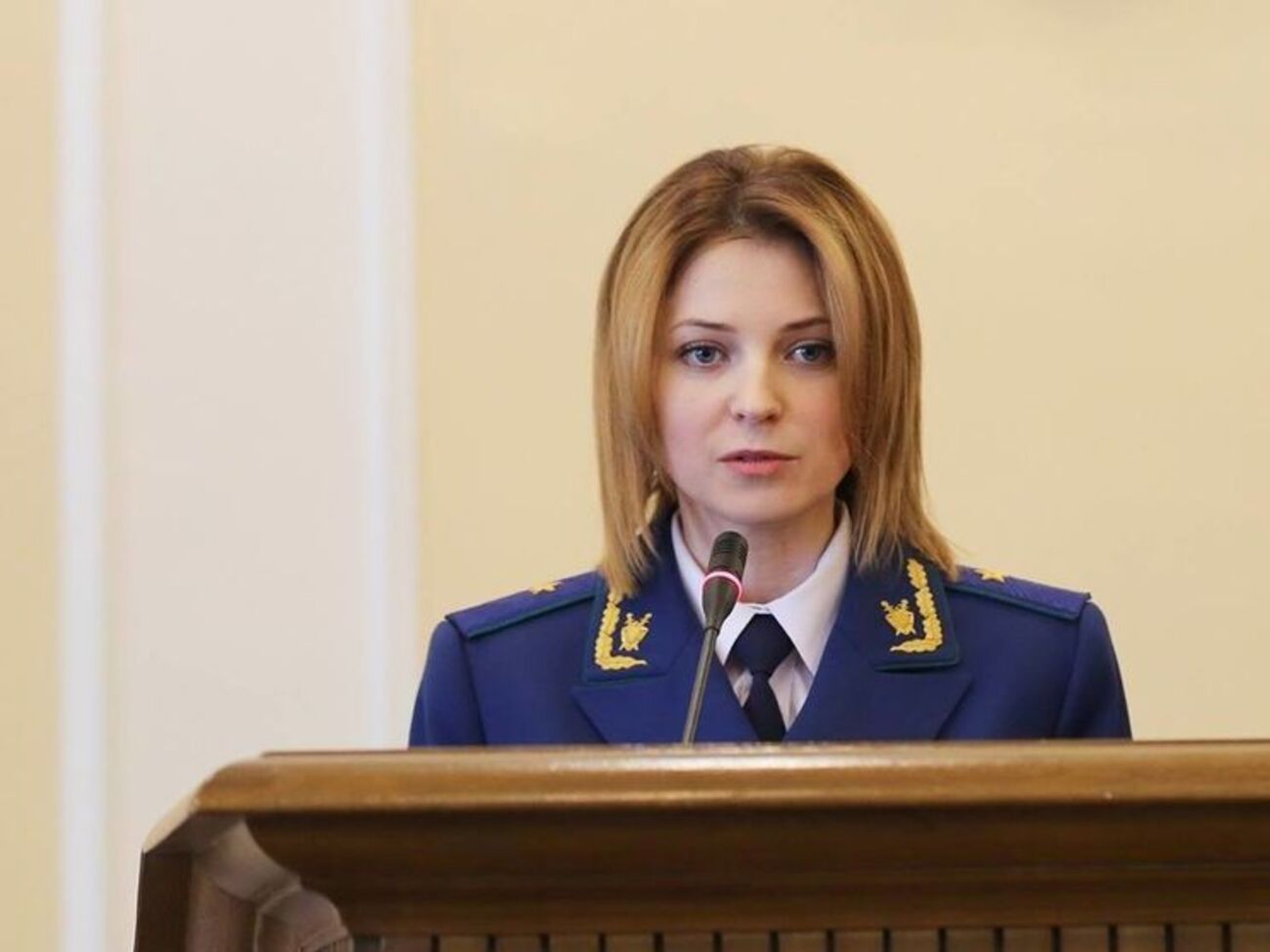Поклонская напомнила, что одному из организаторов блокады Крыма, Ленуру Ислямову, предъявлено обвинение в диверсии