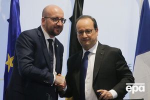 Мишель (слева) подтвердил информацию о троих задержанных в результате спецоперации в Брюсселе