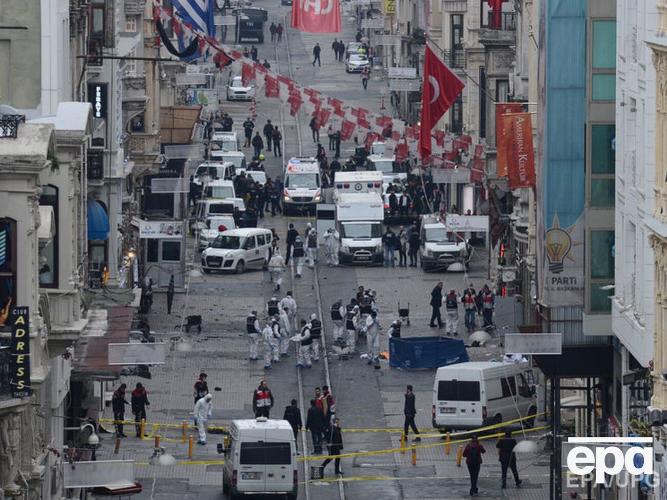 Жертвами теракта в Стамбуле стали пять человек