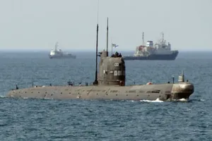 Российские войска захватили подлодку "Запорожье" 21 марта 2014 года