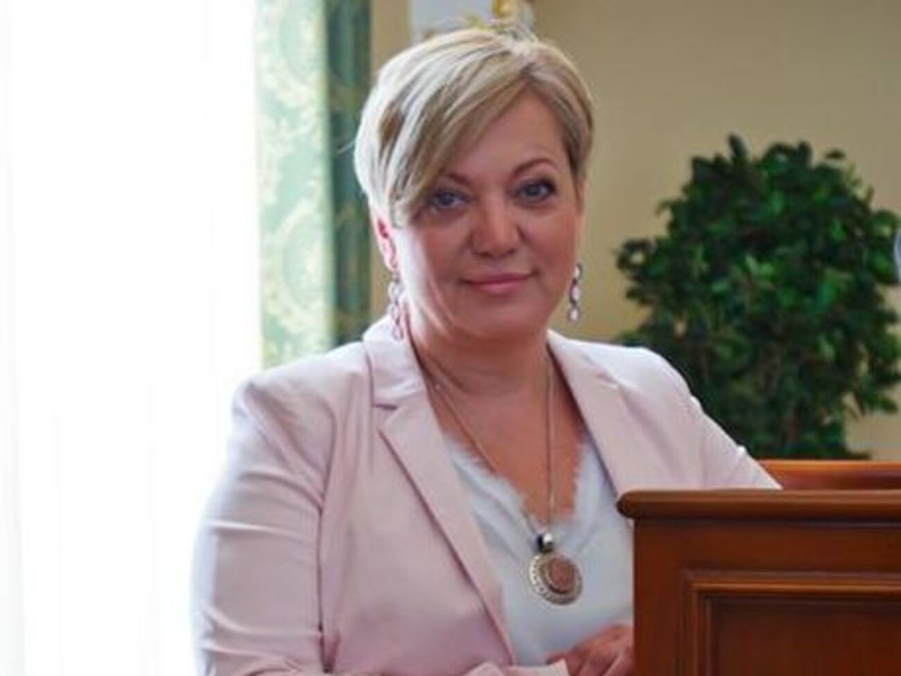 Валерия Гонтарева:&nbsp;Задача экономической политики Украины &ndash;&nbsp;чтобы в стране было как можно меньше импортных товаров и больше собственного производства
