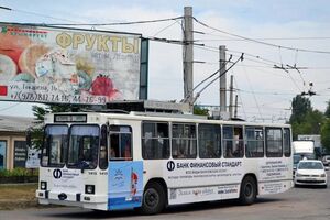 Троллейбусы остановились из-за дефицита электричества