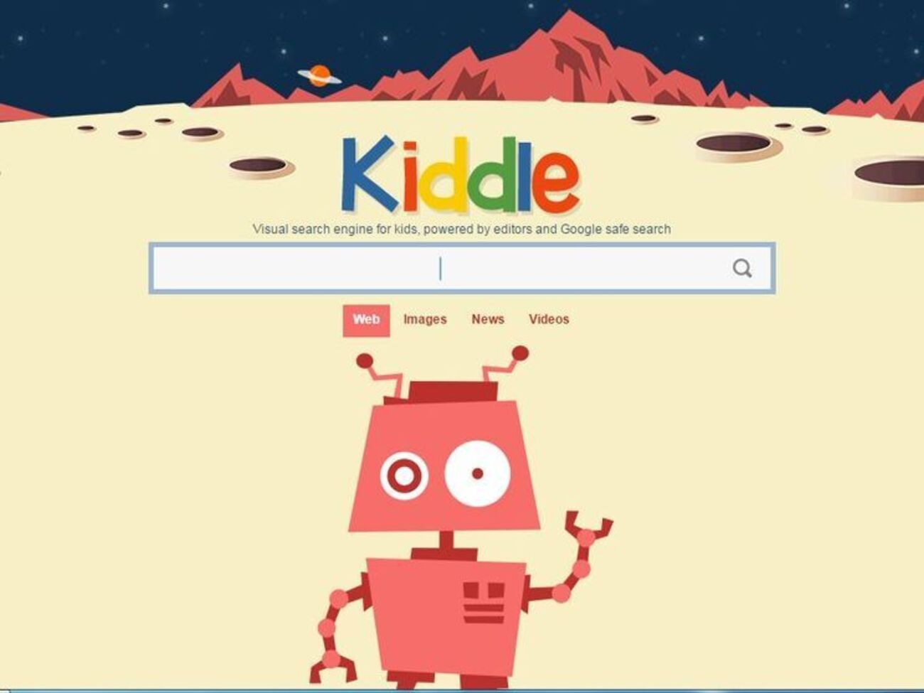 Kiddle предназначен для детей