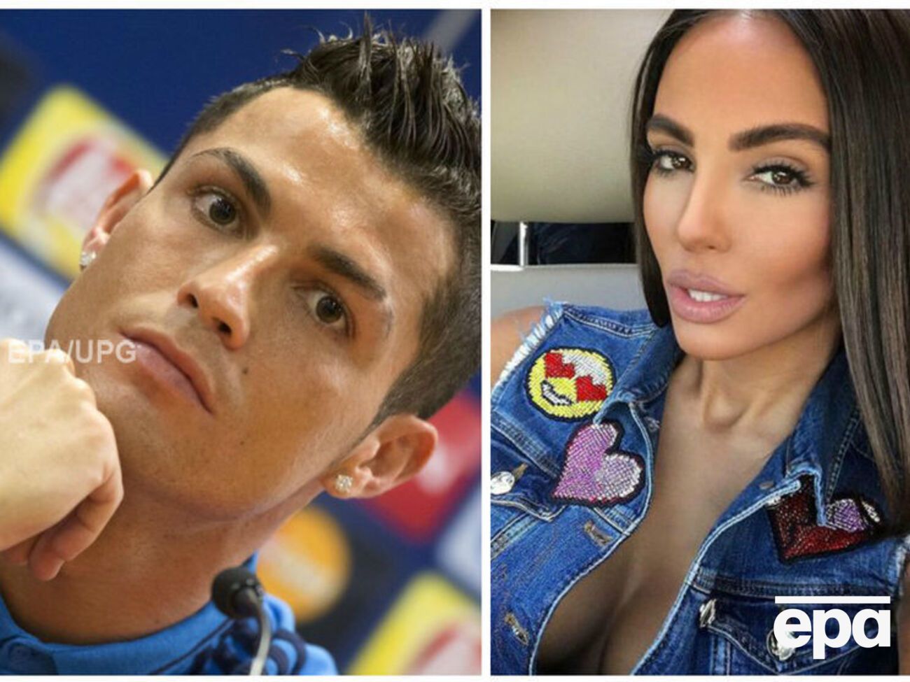 Роналду и Лозанова познакомились в Internet