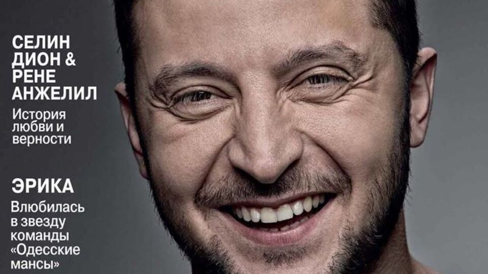 Журнал Viva показал бэкстейдж съемки Зеленского