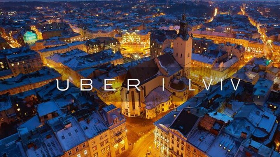 Вторым городом для запуска такси Uber после столицы выбрали Львов
