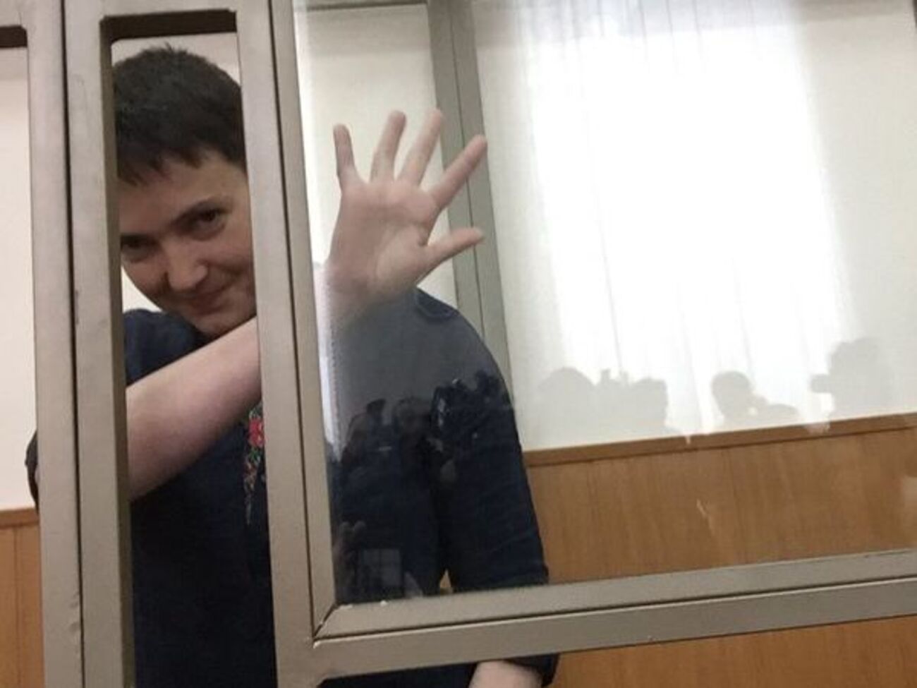 Савченко на сегодняшнем заседании суда