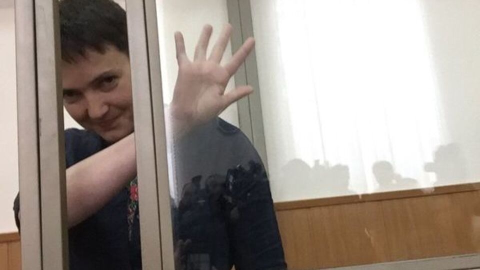 Савченко на сегодняшнем заседании суда