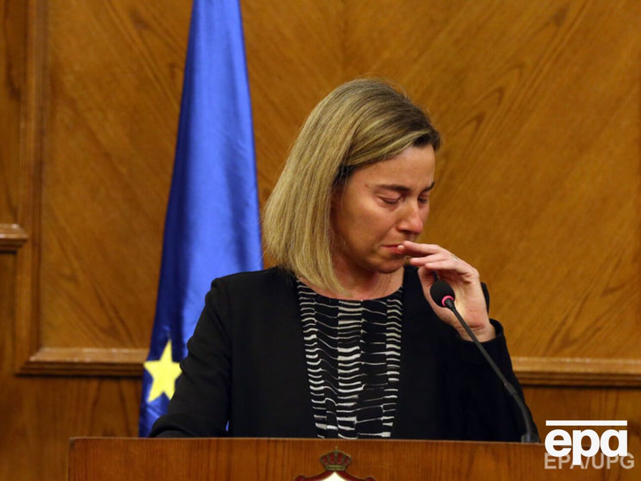 Могерини в Аммане