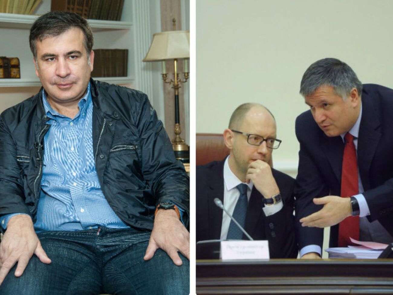 Саакашвили считает, что Яценюка "отодвигают его же олигархи", но Авакова хотят оставить "гарантом"