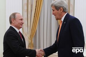 Джон Керри проводит встречу с Владимиром Путиным в Москве