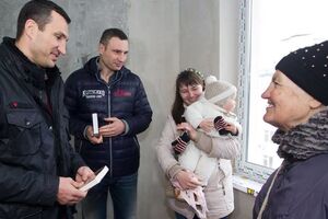 Владимир Кличко пообещал также сделать в новой квартире ремонт