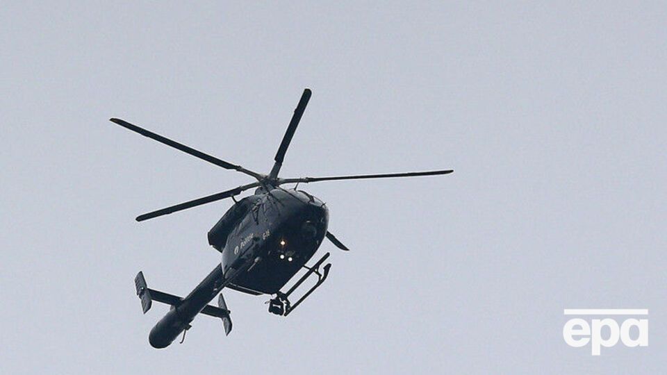 Вертолет транспортировал пациентов в госпиталь Шираза