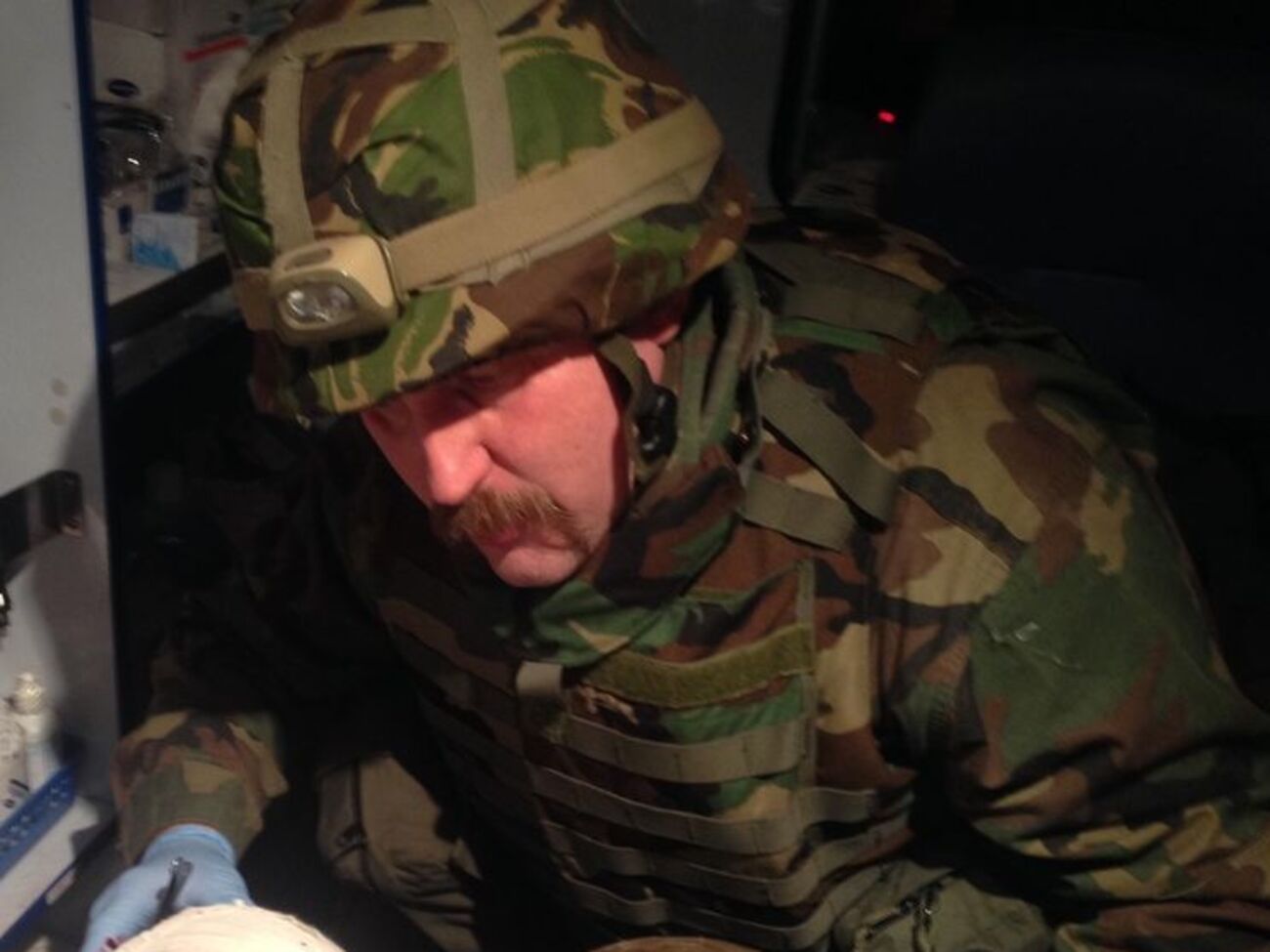 В Авдеевке получил контузию старший группы медиков Юрий Скребец