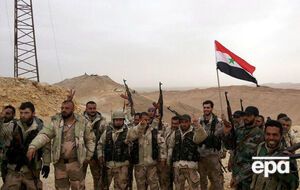 Сирийская армия празднует взятие Пальмиры