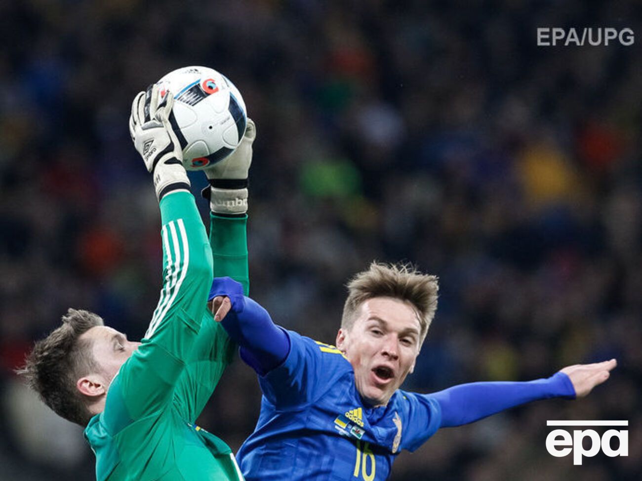 Украина переиграла Уэльс