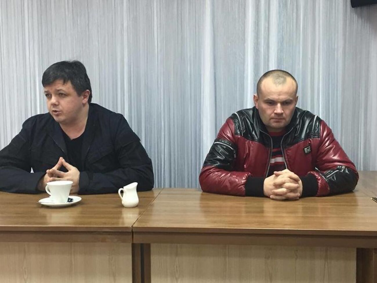 Семен Семенченко и Юрий Милобог &mdash; нынешний и предыдущий кандидаты в мэры Кривого Рога от &ldquo;Самопомочі&rdquo;