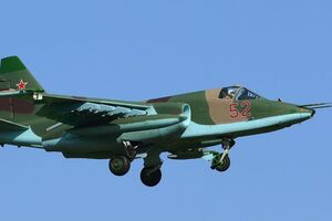 Пилот штурмовика успел катапультироваться