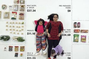 Герои видео показали, на что у них уходит сумма в $100