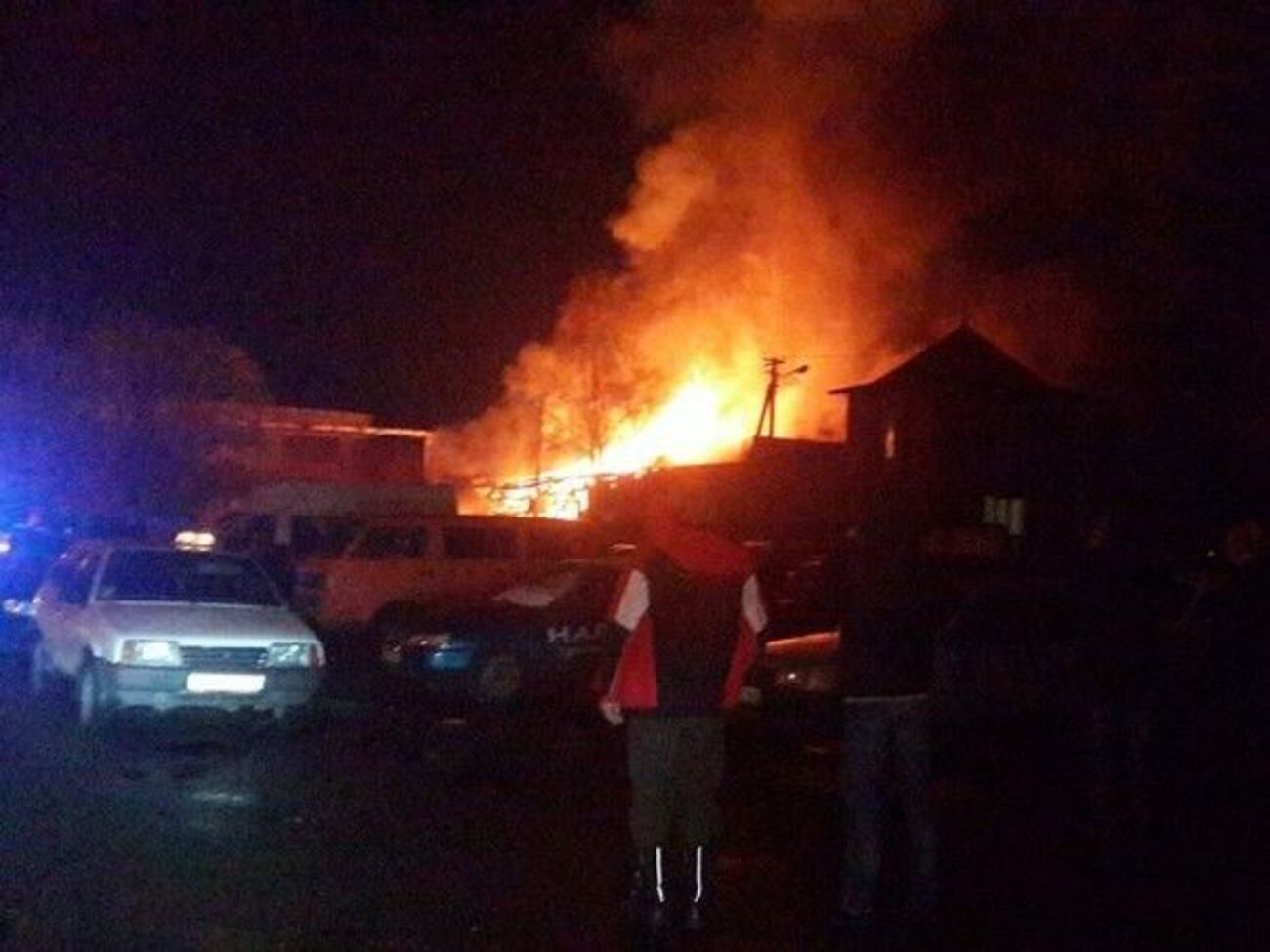 Взорвались баллоны с газом