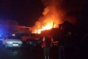 Взорвались баллоны с газом