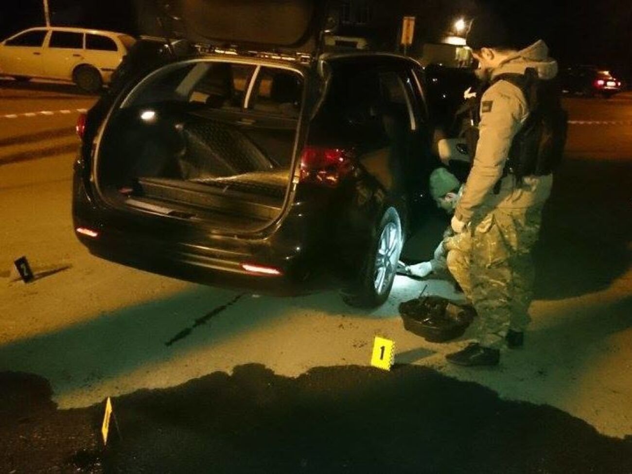 Граната взорвалась под топливным баком