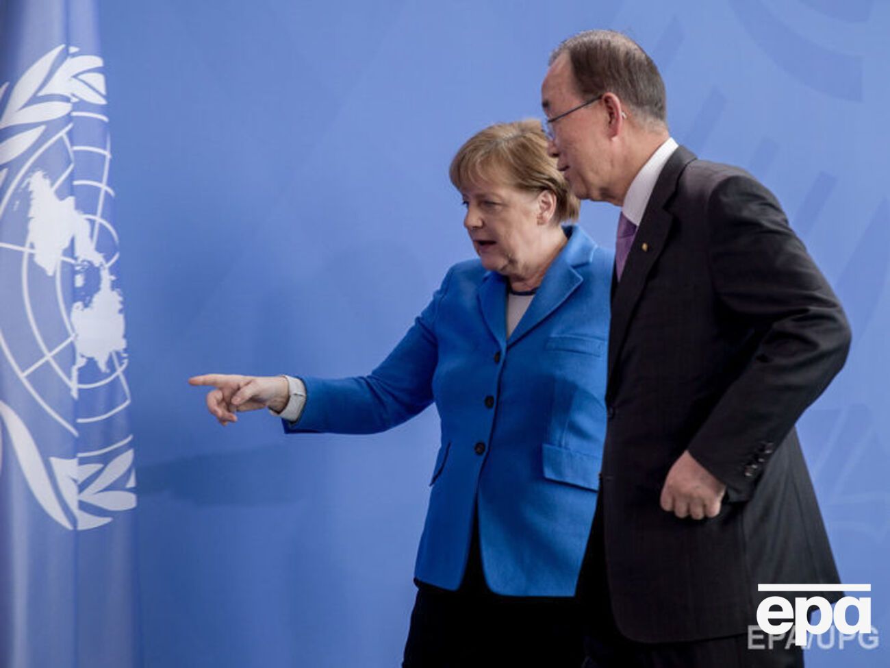 Меркель провела встречу с Пан Ги Муном