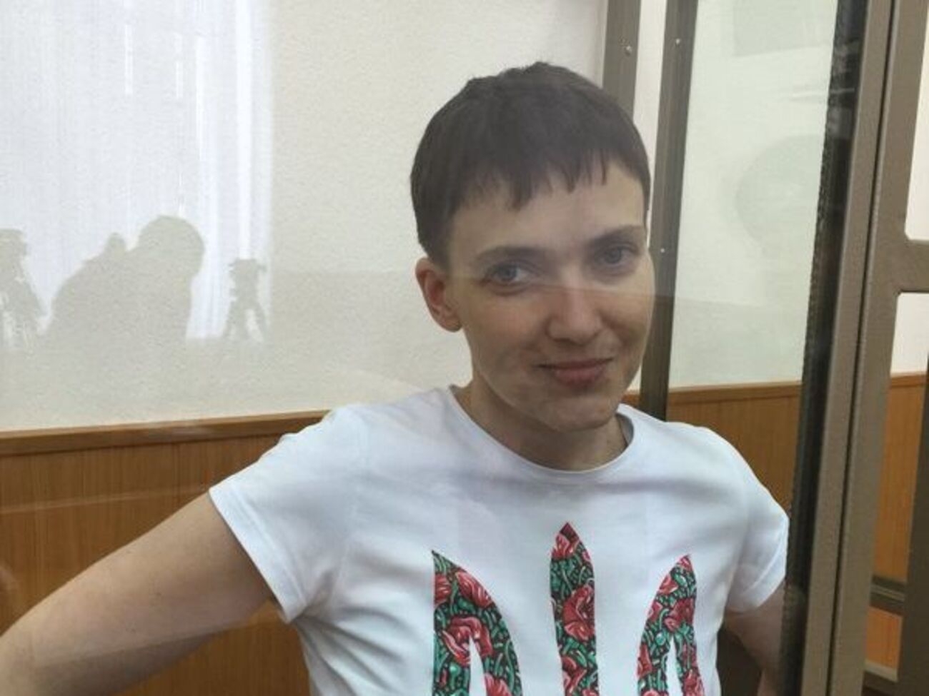 Савченко на сегодняшнем заседании суда