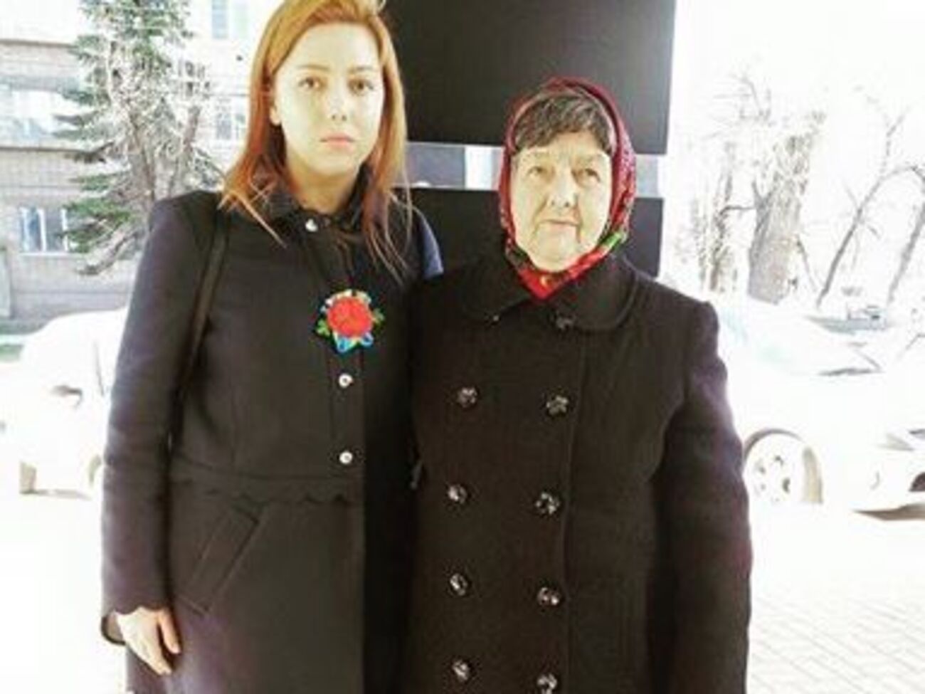 Нардеп Алена Шкрум с мамой Надежды Савченко Марией