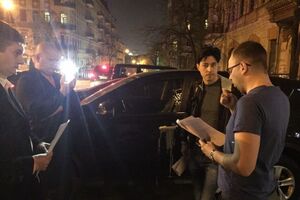 Касько пытались зачитать подозрение на улице поздно вечером в воскресенье