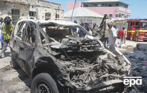 Легковая машина взорвалась в Могадишо