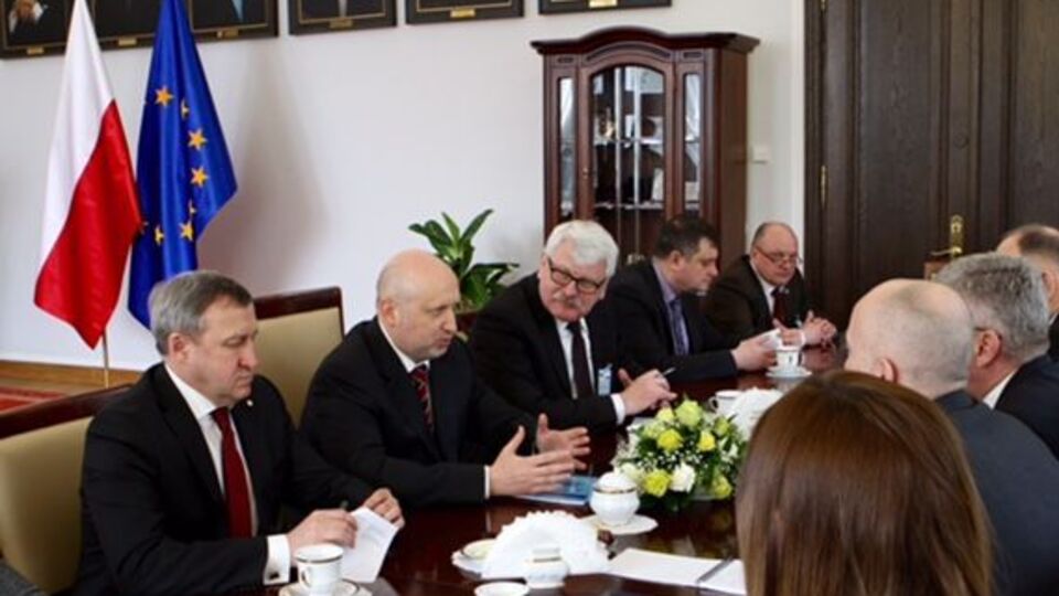 Александр Турчинов с визитом находится в Республике Польша