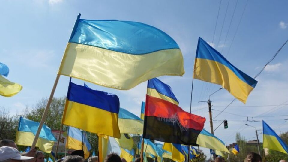 В Краматорске прошел марш в поддержку единства Украины