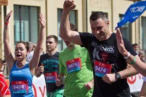 Кличко поучаствовал в благотворительном забеге
