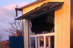 Модуль пограничного наряда после обстрела