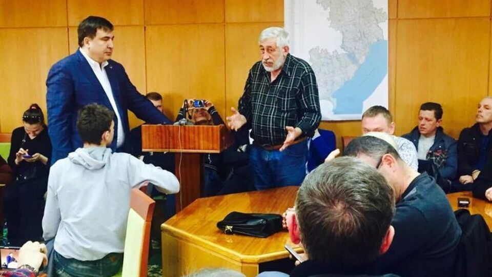 Саакашвили: Одесситы попросили меня донести их позицию до президента Порошенко