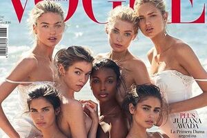 Ангелы Victoria's Secret украсили майский Vogue