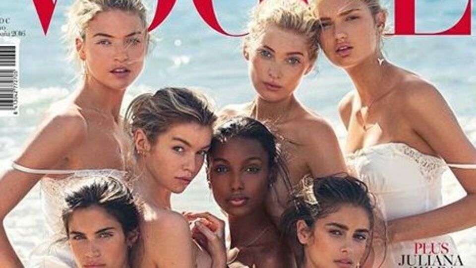 Ангелы Victoria's Secret украсили майский Vogue