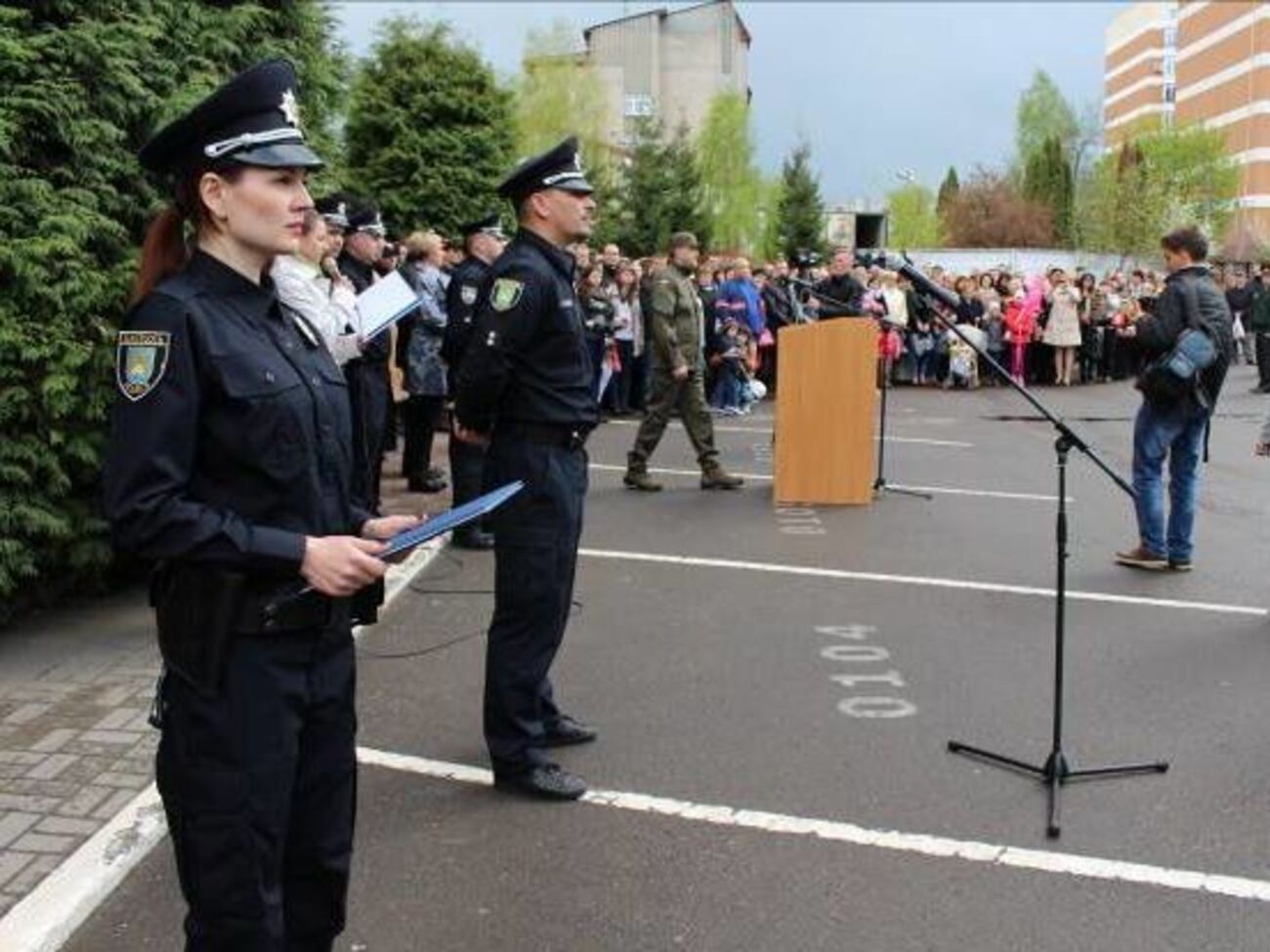 Во Львове пополнение патрульных