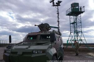 Одним из новшеств обустройства границы является боевой модуль на базе бронированной машины "Тритон"