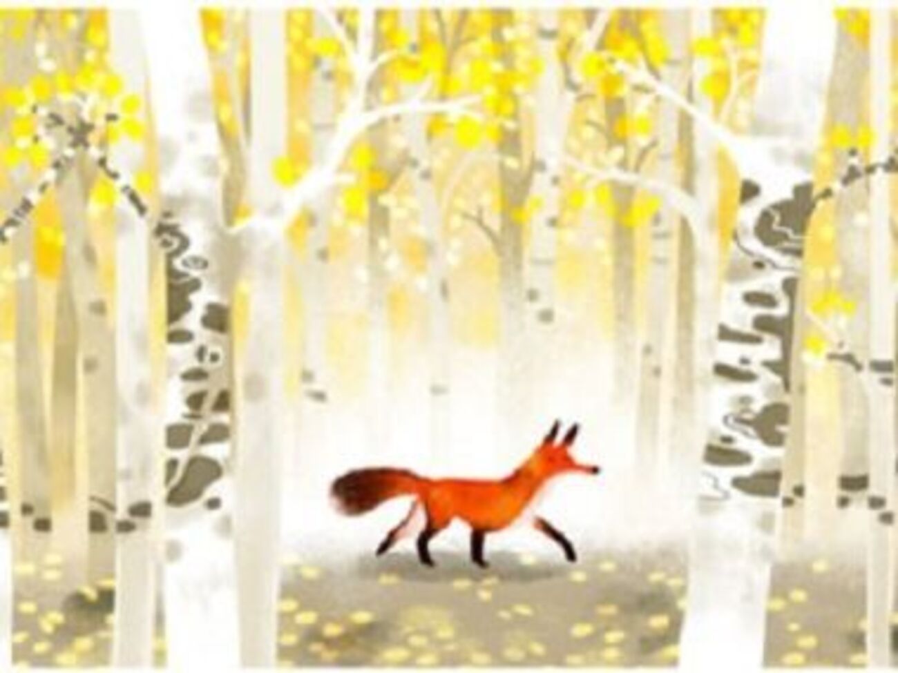 Вариант дудла, посвященный лесу