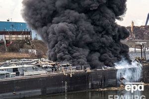 При пожаре на российском танкере в Каспийском море погиб один человек